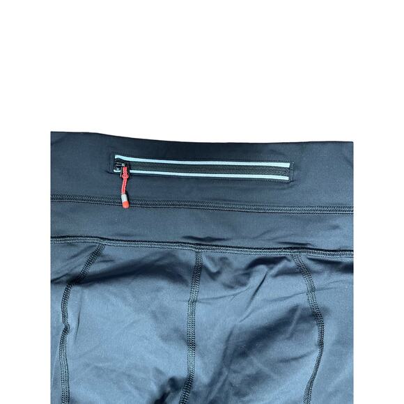 Lululemon Run Pants Leggings Womens 4 Black Capri Inspire Crop II LW6995S - Picture 6 of 7